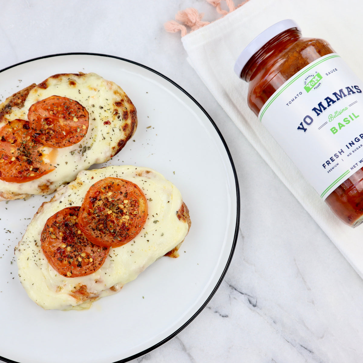 Brunch Mozzarella Toast – Yo Mama's Foods