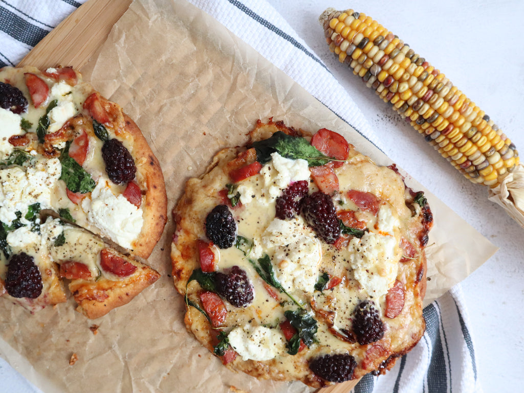 Ranch Blackberry Pizza