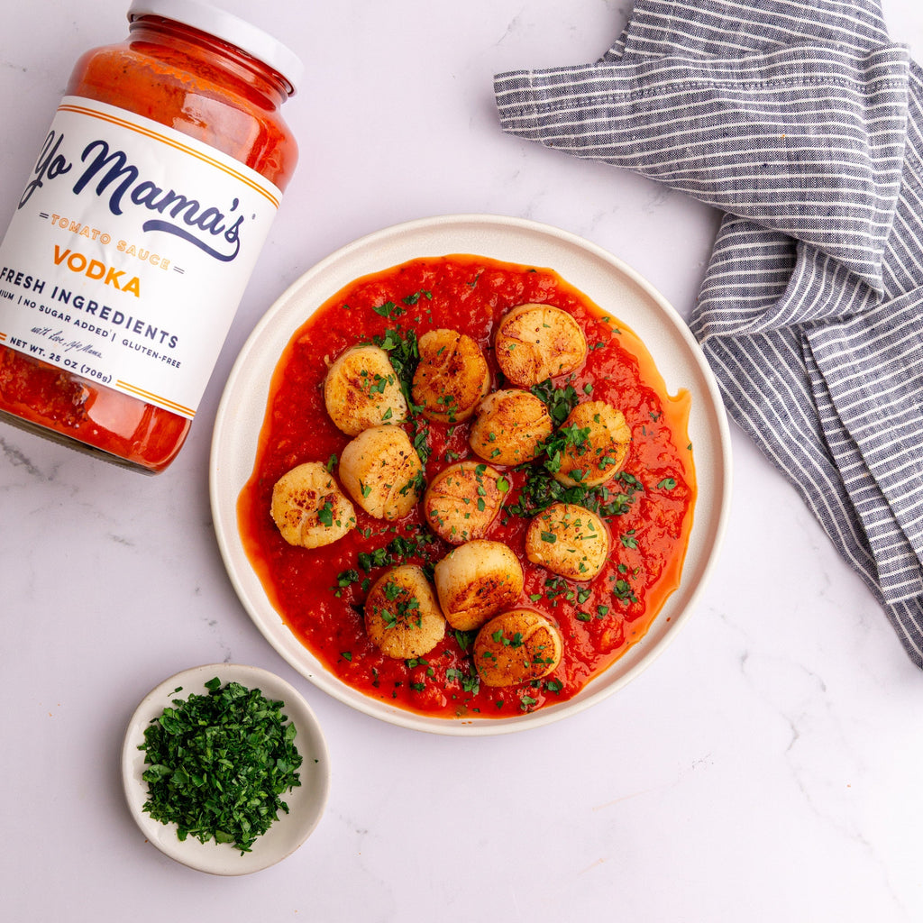 Seared Scallops & Vodka Sauce
